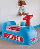 Nabhya Toilet Trainer Baby Potty Seat With Soft Cushion Seat & Removable Tray Potty Seat (Blue)