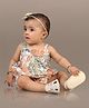Nature Nook Kids Sleeveless Floral Printed Onesie - Multi Colour