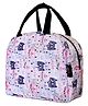 KARBD Insulated Lunch Box Bag with Aluminium Foil Insulation - Light Pink Colour, Cat Cartoon Design