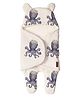 Chinmay Kids Printed Crib Swaddling Baby Blanket for Mild Winter  (Fur, White Octopus)