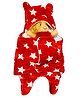 Chinmay Kids Printed Crib Crib Baby Blanket for Mild Winter (Fur, Red)