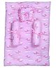 1st Step Thick New Born Baby Bedding Mattress/Gadda bed Set for Babies with 2 Side Bolster & Head Pillow
