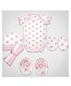 1st Step Baby Gift Set Pack of 6 (Bodysuit, 2 Wash Cloths, A Pair of Booties, A Pair of Mittens and A Hat)