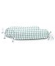 The Baby Atelier 100% Organic Baby Bolster Cover Set without fillers Green Square - Green