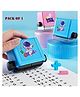 Baby Miniature Math Stamp Roller Digital Teaching Stamp, Addition Subtraction Multiplication Division Seal Arithmetic Artifact, Math Roller Stamp with Ink for School Teaching Supplies - PACK OF 1 - COLOR MAY VARY