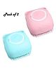 Baby Miniature Silicone Massage Bath Brush Pack of 2 - Colour May Vary