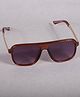 Dukiekooky Square Sunglasses With Uv Protected Lens - Black