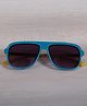 Dukiekooky Square Sunglasses With Uv Protected Lens - Teal
