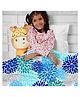 Divine Casa Cotton Galaxy Light Blue Baby Blanket | All Season Ultrasoft (135 x 100 cm)