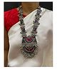 Digital Dress Room  Banjara Necklace Earrings Set Floral With Ghungroo Navratri Jewellery Designs
