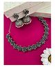 Digital Dress Room  Banjara Necklace Earrings Set Flower Design Navratri Jewellery Designs