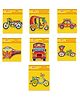 Desi Toys Indian Vehicle Fridge Magnets Set (7 Piece) Classic Cars, Trucks & Auto Rickshaws  Vibrant Car Magnets for Kids & Adults  Unique Souvenir Gift & Home Decor Accessory