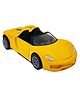 Bunie Realistic Small Size Die Cast Metal Car Pull Back Toy for Kids  Yellow