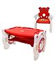 Bunie 2 in 1 Table & Chair Set With Alphabet Print - Random Color