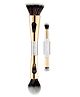 Mars Cosmetics 4In1 Foundation Eyeshadow Blending And Flat Brush Set (Pack of 1)