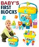 Toysire Alphabet Blocks Shape and Colors for Kids Blocks Educational Toy Set - Multicolor