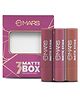 MARS 3 & Matte Lipstick Box Set -  9.6 g  (Peaches & Nudes-02)