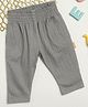 Milou Cotton Full Length Solid Loose Fit Pant - Green