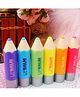 Pack of 6 Pencil Shaped Lip Balms(Multicolor)- 3.5 gm Each