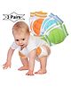 INPOUT Ultra Protective Anti-Slip Stretchable Kids 3 Pairs Knee/Elbow Cap - Color may vary