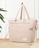 R for Rabbit Caramello Tote Baby Diaper Bag with Changing Mat for Mother, Waterproof, Large Capacity Multifunctional Maternity Nursing Travel Hand Bag with Sling for Moms (Beige)