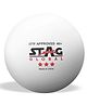 Stag Global 3 Star 40+ MM Table Tennis Ball pack of 12 balls,  Special Rome Edition