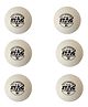 Stag Global 2 Star Plastic Table Tennis Balls White pack of 6