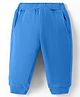 Zero Knit Full Length Solid Color Fleece Pant - Royal Blue