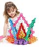 RINISH Star Link Blocks for Kids Educational Building Blocks Set, STEM Learning Toy, Creative Play, Suitable for Preschool and Kindergarten - 100 Pcs