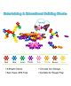 RINISH Star Link Blocks for Kids Educational Building Blocks Set, STEM Learning Toy, Creative Play, Suitable for Preschool and Kindergarten- 150 Pcs