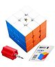 RINISH 3x3 Speed Magic Cube for Kids & Adults | Perfect Educational Learning Puzzle Game Toy with Stand & Spring Adjuster