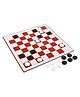 Play Nation Classic Champions Checkers Board Game - Brown