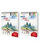 A4 Premium Sketch Book : Set of 2 Top Spiral-Bound Art Notebooks, 36 sheets book, 140 GSM Paper For Drawing, Painting And Sketching
