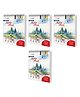 A4 Premium Sketch Book : Set of 4 Top Spiral-Bound Sketchpad, 140 GSM Paper For Drawing, Sketching and Painting, 36 sheets sketch books