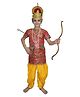 Kaku Fancy Dresses Dussehra Theme Half Sleeves Raja Ram Costume - Red