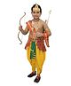 Kaku Fancy Dresses Dussehra Theme Lord Ram Costume - Red