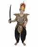 Kaku Fancy Dresses Dussehra Theme Ravan Kavach Costume - Black