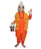 Kaku Fancy Dresses Dussehra Theme Sadhu Rishis Muni Costume Set - Orange