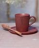 KOA THE RUSTIC GARNET HIGH TEA SET - Set of 2 Mugs with 2 platters