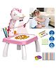 AKN TOYS Unicorn Projection Painting Table Projector Drawing Table For Kids - PACK OF 1 - COLOR MAY VARY