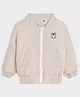 Mi Arcus Full Sleeves Striped Jacket - Cream