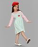 Mi Arcus Full Sleeves Apples & Cherries Printed Dress - Multi Colour