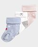 Mi Arcus Bamboo Cotton Pack of 3 Stars & Heart Designed Socks - Multi Colour