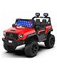 JN Creations 12V Rechargeable Battery Operated Ride On U-700 Jeep for Kids with Remote Control (RED  Painted)