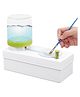 Baby Miniature Portable Paint Brush Cleaner And Rinser Running Water Cycle Paint Brush Scrubber Cleaning Tool for Acrylic Watercolor and Water Based Paints-Multicolor