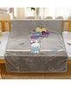 Butterthief Balloon Kitty Printed Double Layered Mink Reversible Baby Blanket for Kids & Toddlers - Grey