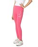 Plan B Believe Text Printed Leggings - Bubblegum Pink