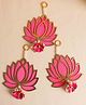 RR Craft Lotus hangings for home decoration - 6 pcs