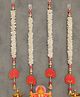 RR Craft Lotus Gajra Latkan 6 Pcs for home decoration