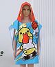 Butterthief Penguin Printed Poncho Hooded Bath Towel for Kids & Toddlers - Multicolor
